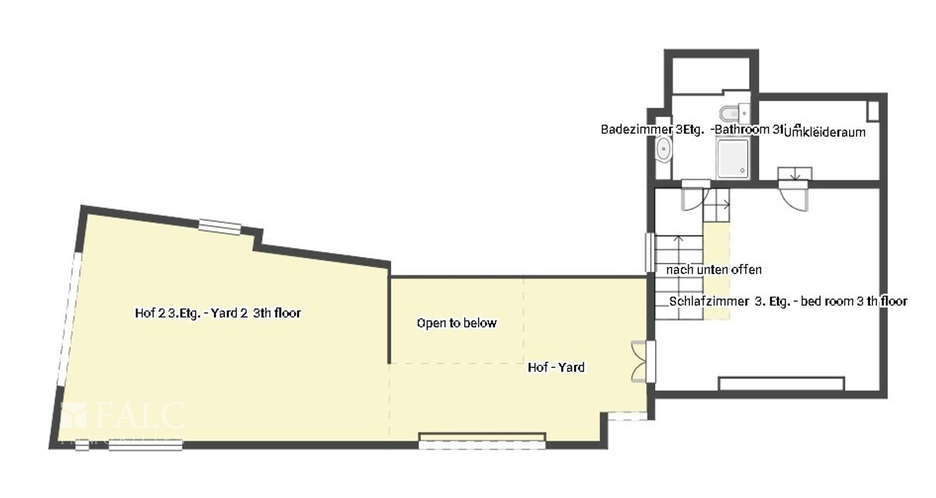 Grundriss 3. Etage